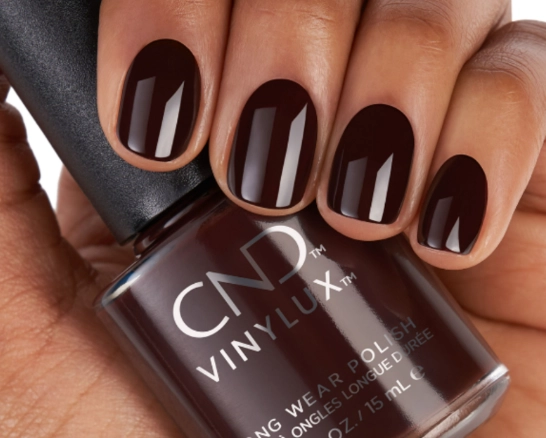 how to apply black cherry gel polish