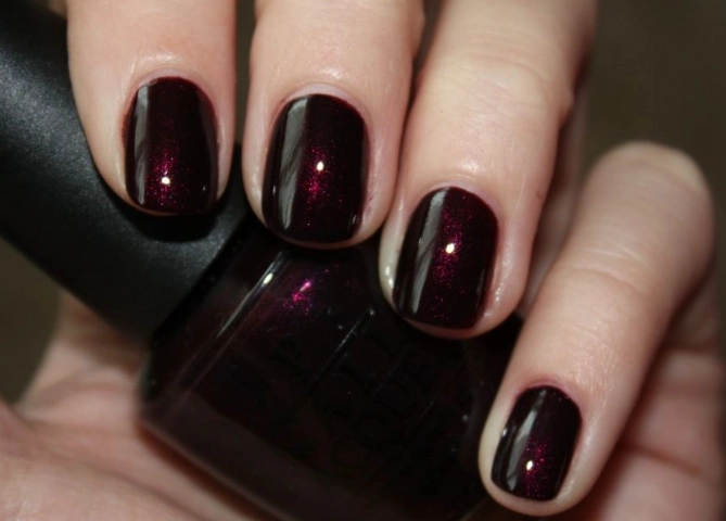 black cherry gel polish
