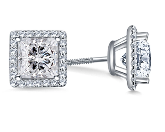 2ct diamond earrings