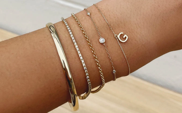 Beginner bracelet stacking