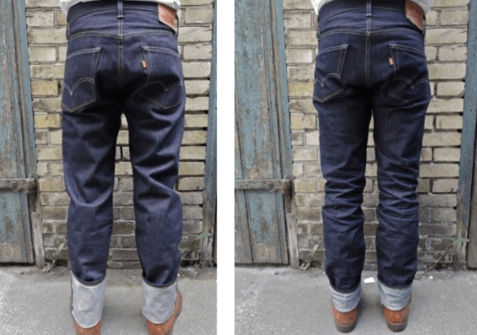 how to shrink Levi's jeans