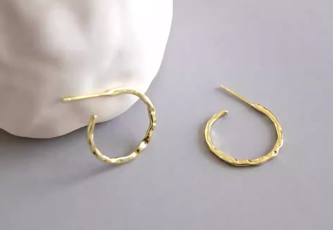 real gold hoops