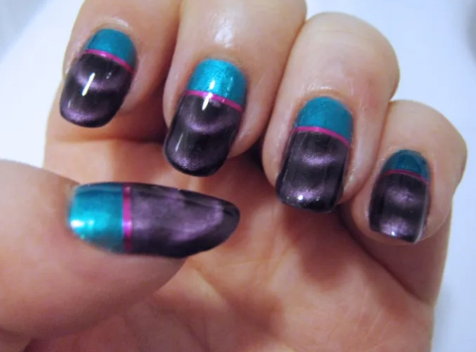 magnetic nail art designs
