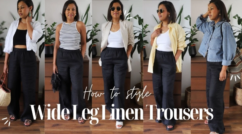 women's wide leg dress pants