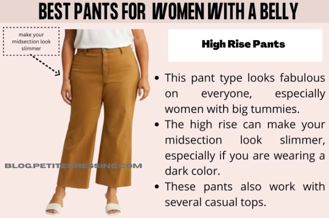 best pants to hide belly fat