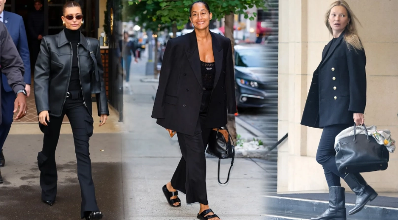 black dress pants women outfit