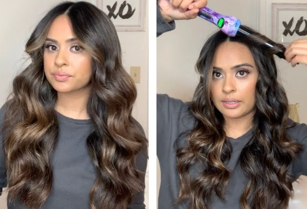 flat iron curls tutorial