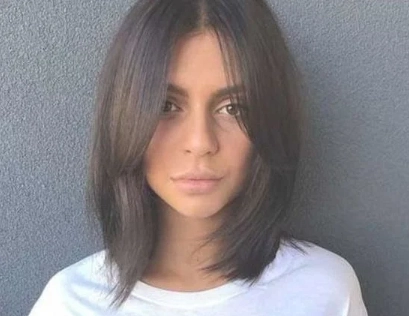 curtain bangs with long hair