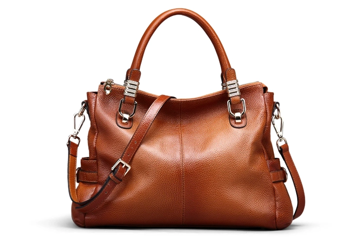 leather shoulder tote bag