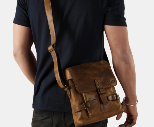 genuine leather tote