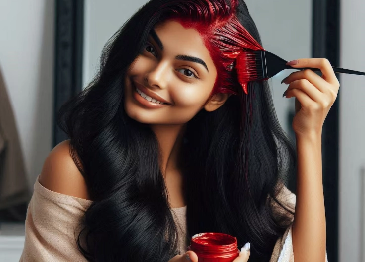 healthiest hair dye at home