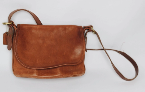 clean leather bag interior