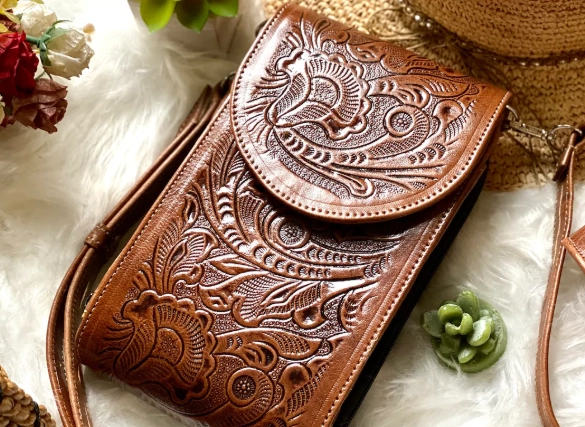 leather crossbody purse