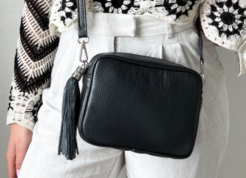 best small black handbag