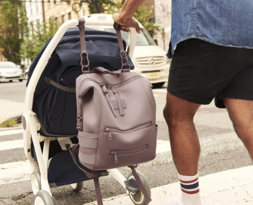 how to use designer bag as diaper bag