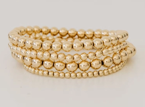 gold bracelet stack