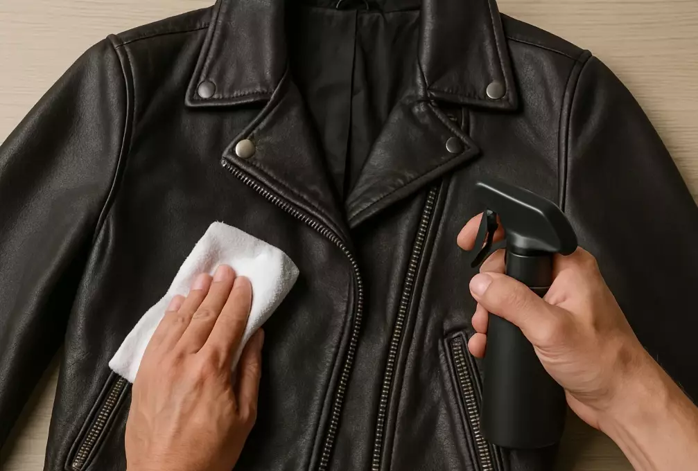 leather jacket cleaning