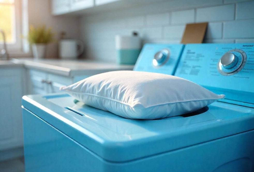 washing pillows in machine