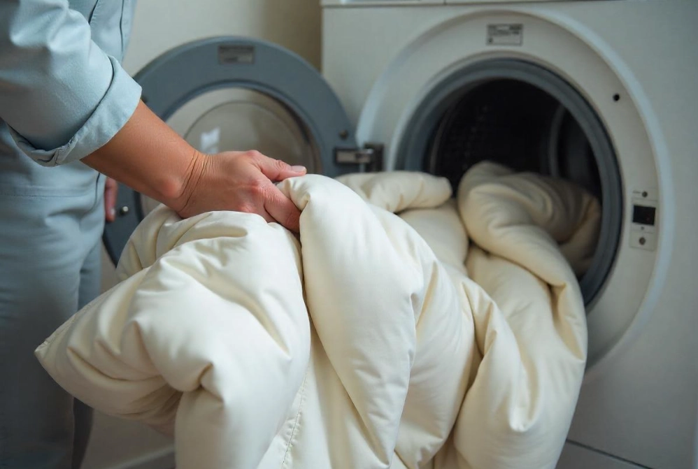 how to wash comforter