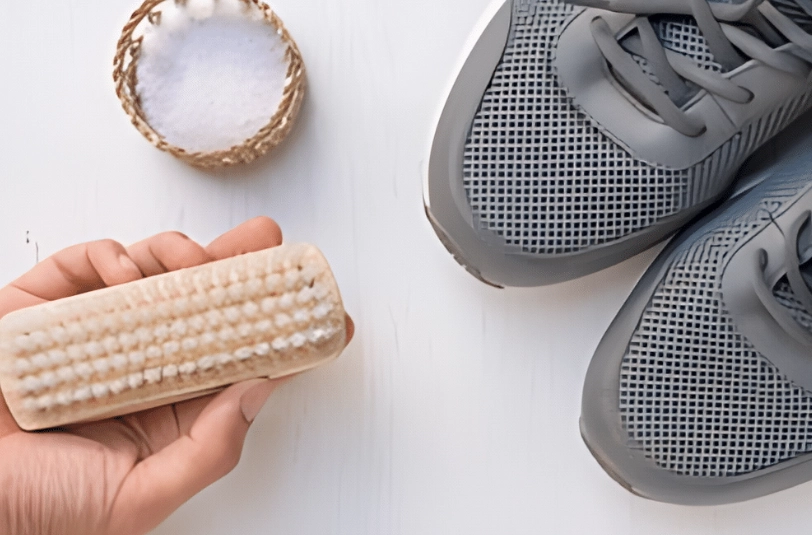 clean white tennis shoes