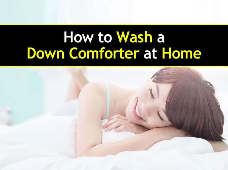 wash down comforter at home