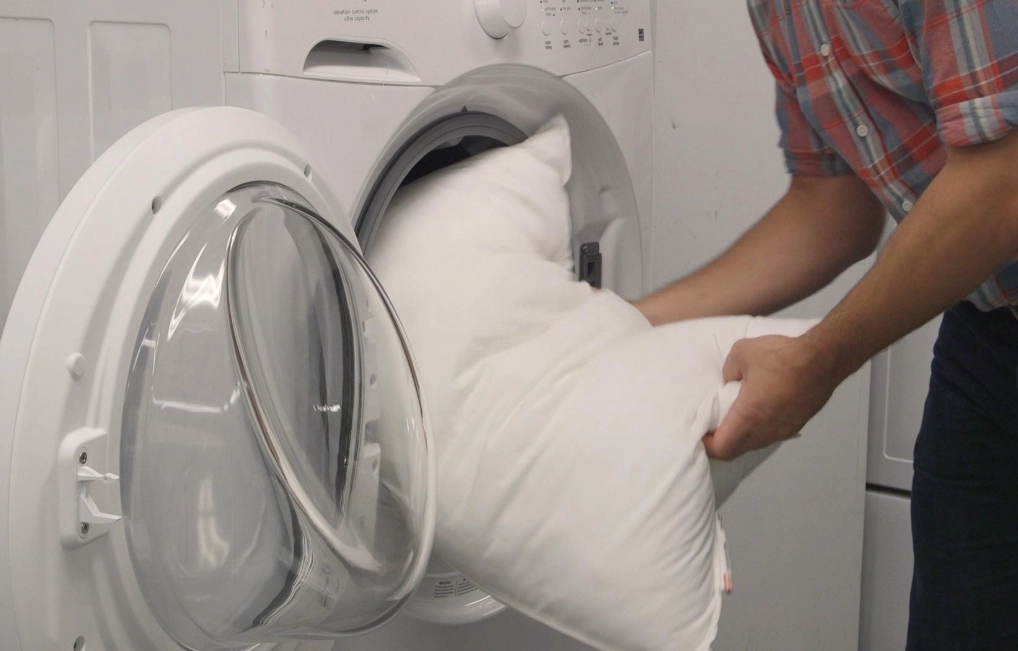 how to clean pillows