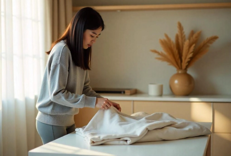 washing linen fabric