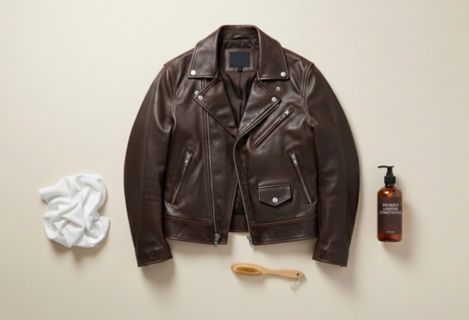 leather jacket care
