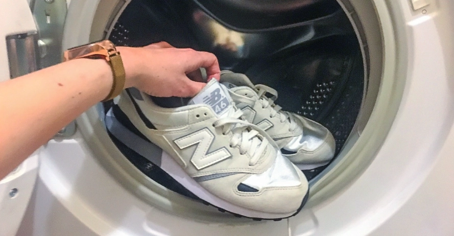washing machine shoe cleaning