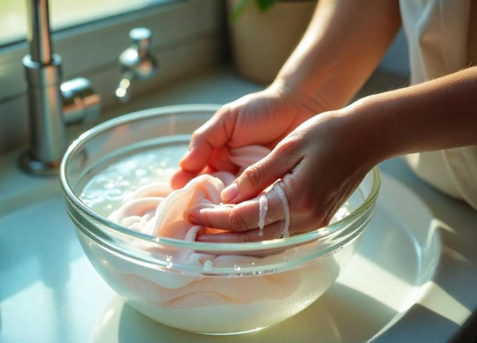 washing silk at home