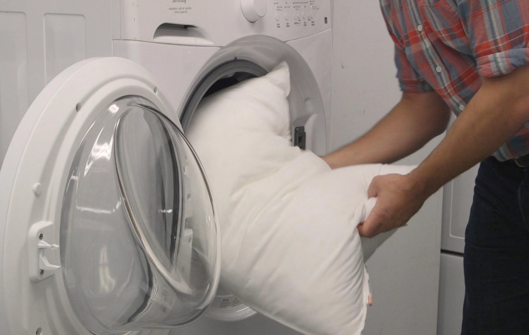 clean pillows