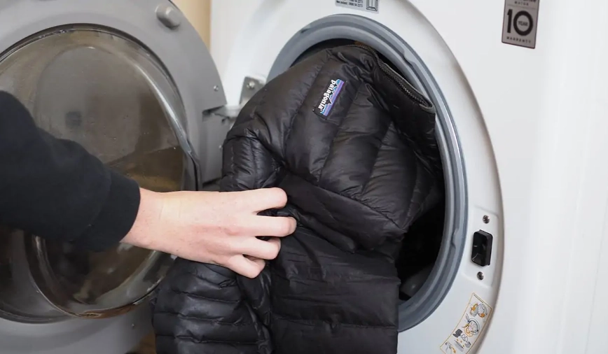 wash down jacket at home