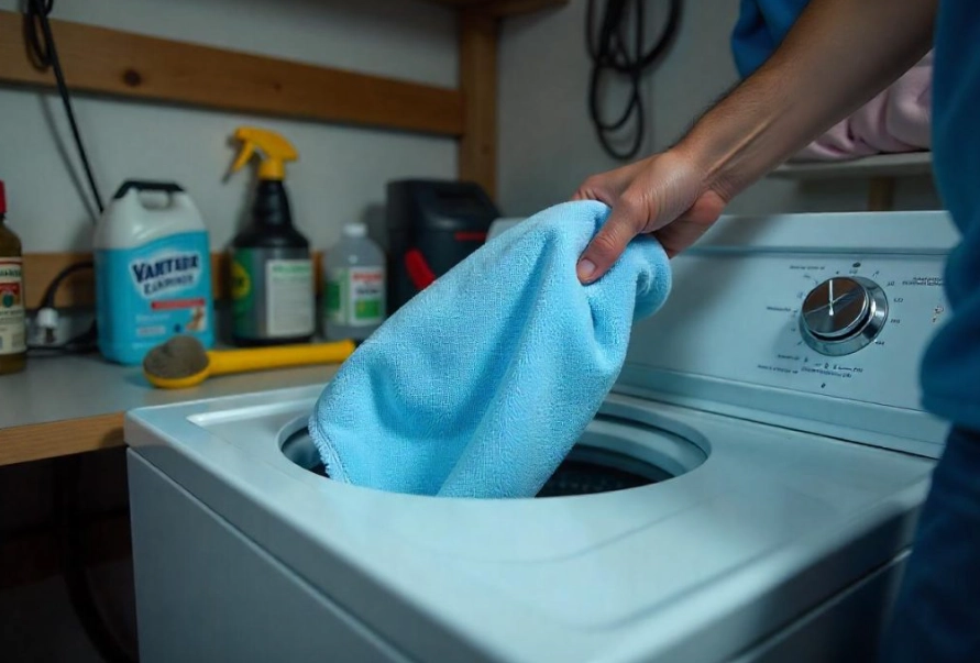 wash microfiber towels