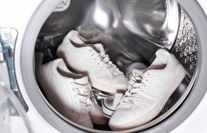 washing shoes in washing machine