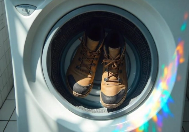 washing machine shoe care