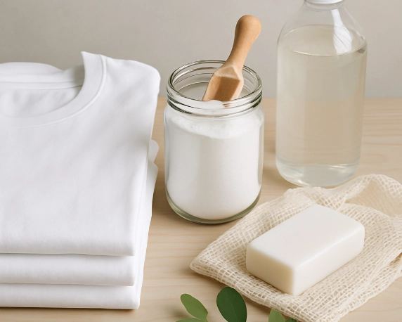 whites turning yellow