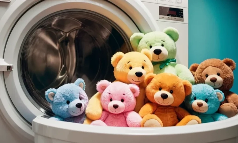 wash stuffed animals