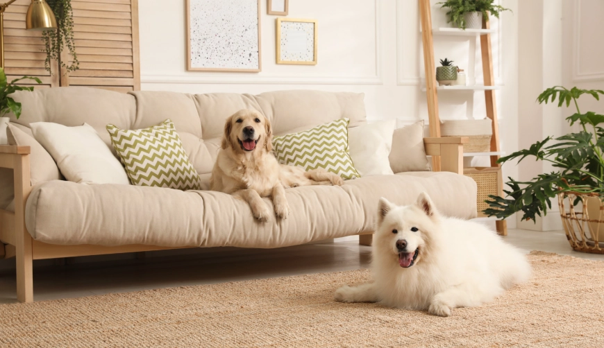 best couch material for dogs
