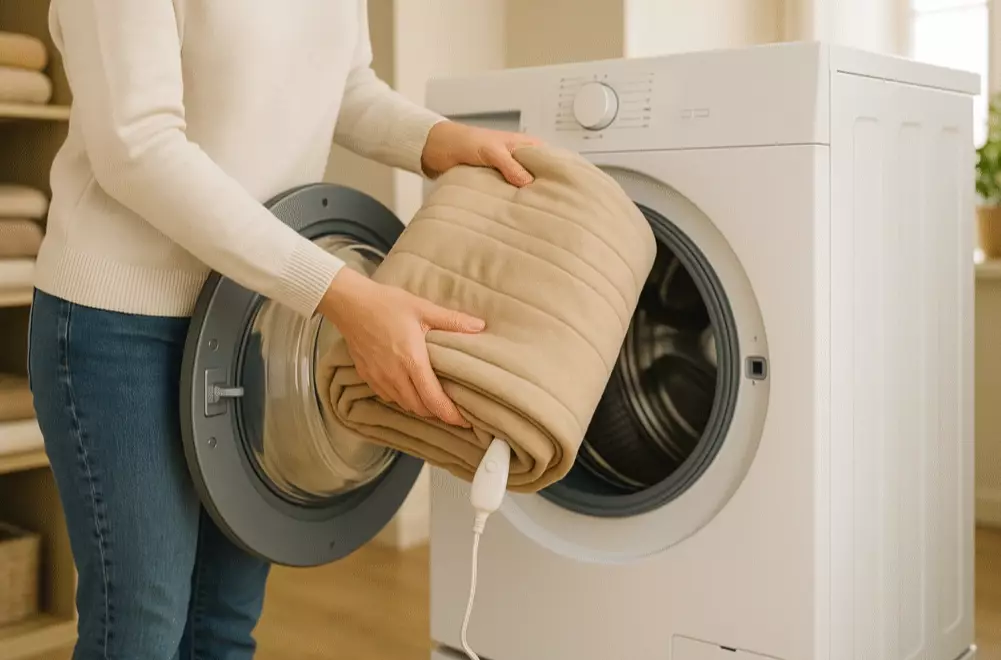 washing blankets at home