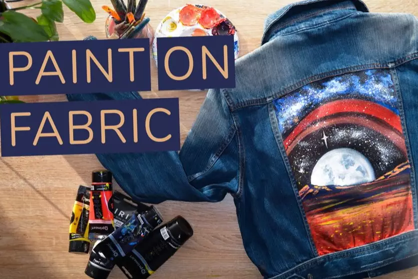 how to paint on fabric