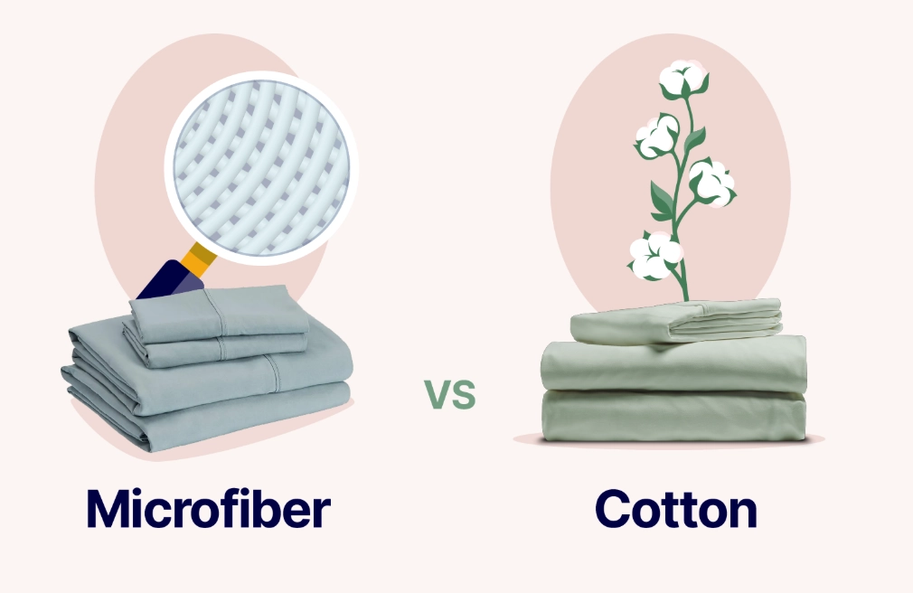cotton sheets vs microfiber cotton sheets vs microfiber