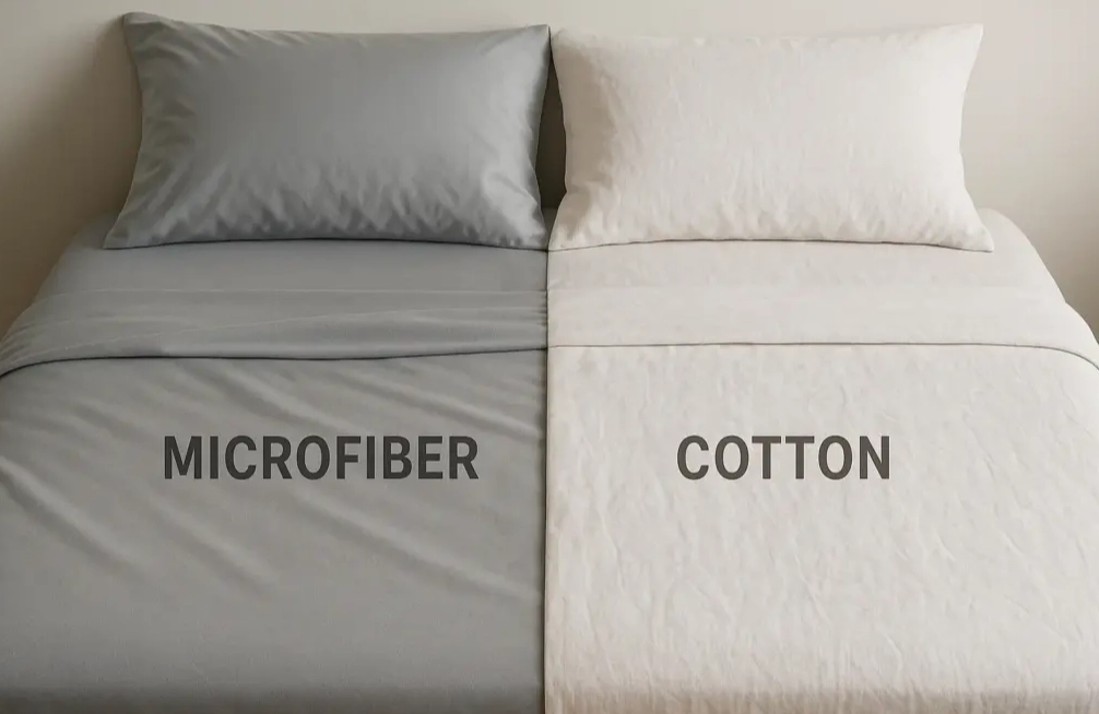 cotton sheets vs microfiber cotton sheets vs microfiber