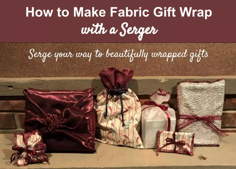 fabric gift wrapping
