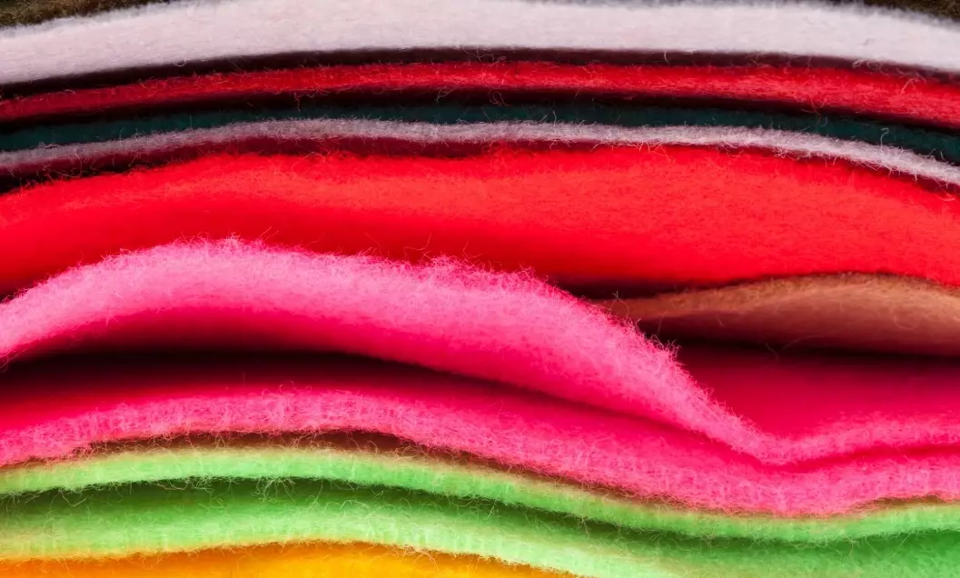 what is felted wool fabric