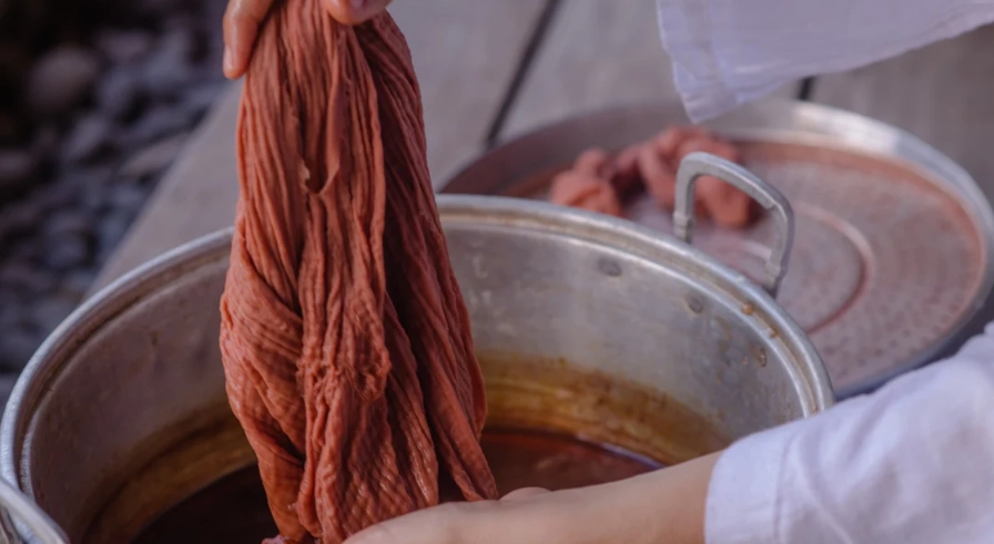 how to dye linen