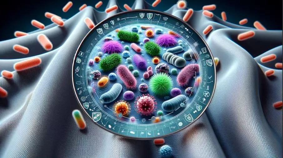 how antimicrobial fabric works