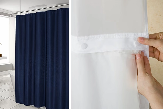 clean shower curtain liner
